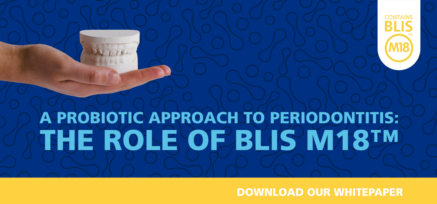 S. salivarius BLIS M18 for dental health
